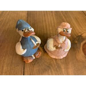 Ike & Sandy Spillman Geese Handcrafted Figurines Collectibles‎